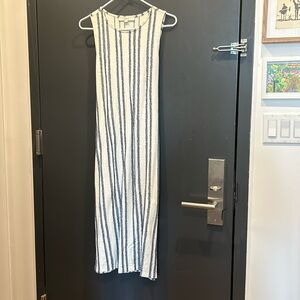 LOFT cotton midi dress